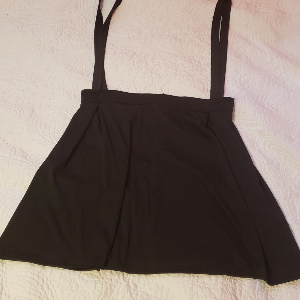 Overall circle skirt